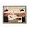 Stupell Industries Home is in the Kitchen with Happy Chef Illustration Framed Wall Art